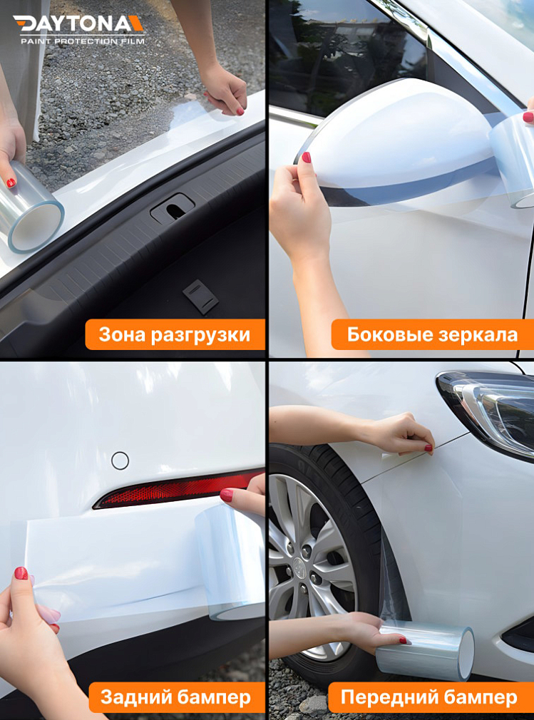 Полиуретановая защитная лента DAYTONA PPF S300 ширина 15см